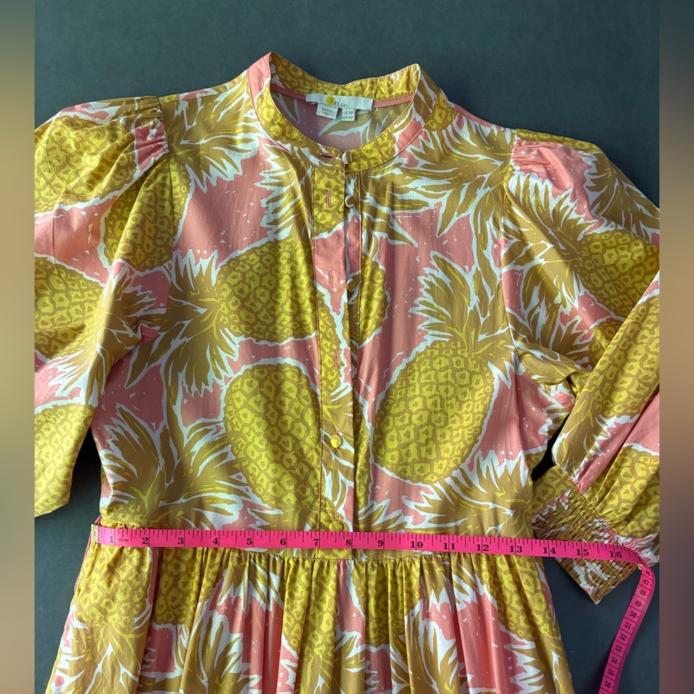 Boden Pinapple Print Maxi Dress - Picture 5 of 11